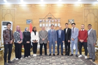 رئيس جامعة بنها يكرم طلاب علوم بنها الفائزين بالمركز الثاني فى مؤتمر ومعرض "مصر للطاقة للمهنيين الشباب" بمشروع عن الذكاء الاصطناعي في مجال الطاقة الشمسية