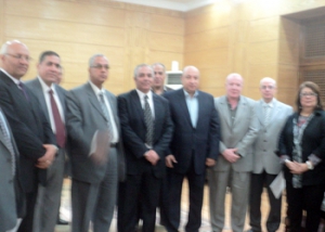 تهنئة وكيل الكلية لشئون الطلاب
