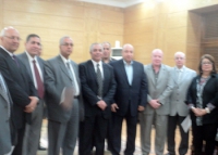تهنئة وكيل الكلية لشئون الطلاب